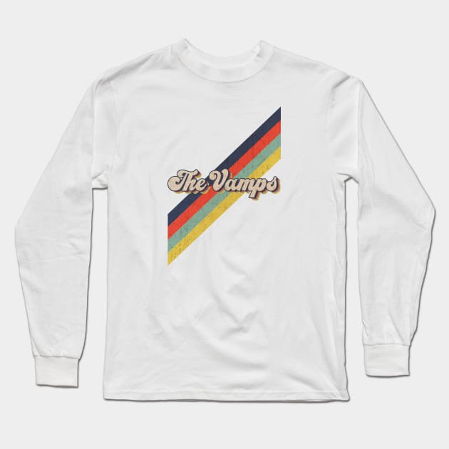 retro vintage color The Vamps Long Sleeve T-Shirt by HarryMarket